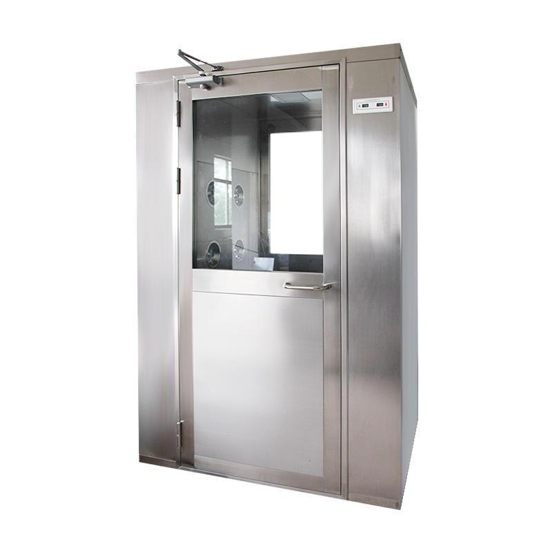 Porta ignífuga de aceiro inoxidable para sala limpa
