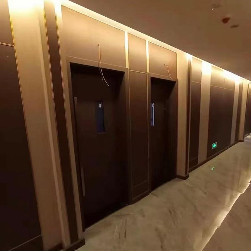 Cuarto de hotel Porta de madeira a proba de lume